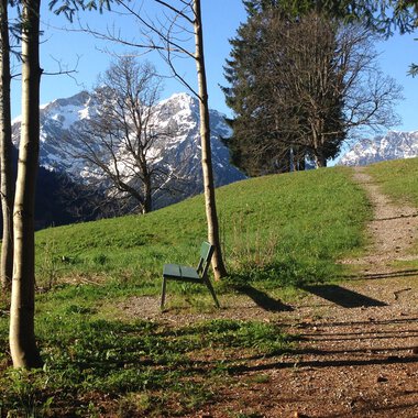 Spazierweg im Kleinwalsertal