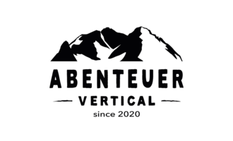 A stylized logo with mountains and the text "ADVENTURE VERTICAL". Founded in 2020.