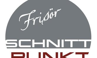 A minimalist logo for a hair salon called "Schnitt Punkt". It features the lettering in an elegant and modern font. | © Frisör Schnittpunkt | Ingrid Frick