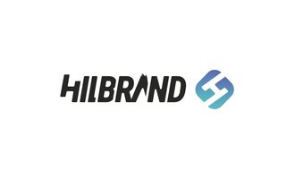 The logo of Hilbrand features stylized crystals above the lettering. The text highlights the categories of sports, fashion, and shoes. | © Sport Hilbrand GmbH Logo