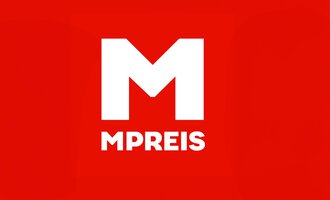 Das Bild zeigt ein rotes Logo mit einem weißen großen "M" und dem Schriftzug "MPREIS" darunter. Es ist einfach und gut leserlich. | © Logo MPreis