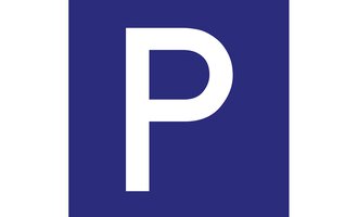 Ein einfaches, modernes Logo mit einem großen weißen "P" auf einem tiefblauen Hintergrund. Das Design ist klar und unauffällig. | © Logo