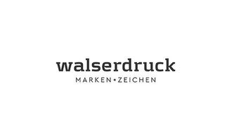 The image shows the logo of Walserdruck. It represents brands and signs in clear and modern font. | © Walserdruck Logo